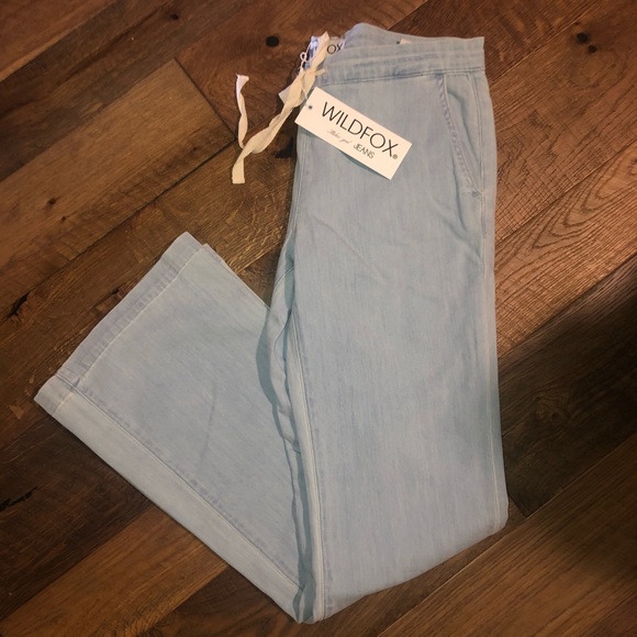 Wildfox Denim - NWT Wildfox couture wide leg pants